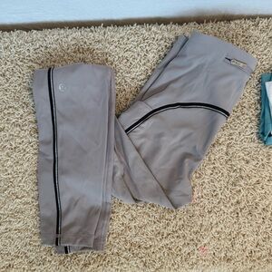 Lululemon Speed Up Tight in metallic chrome